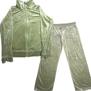 BCBGMaxAzria Green Y2K Tracksuit